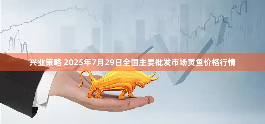 兴业策略 2025年7月29日全国主要批发市场黄鱼价格行情